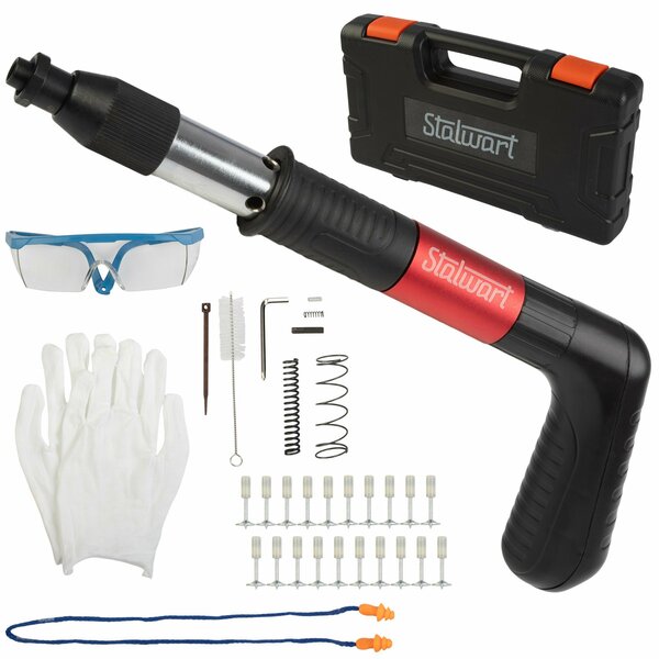 Stalwart Manual Nail Gun Tool Kit with 20 Nails 75-PT2008